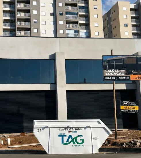 Locação de caçambas empresarial